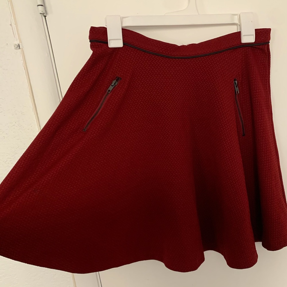 Red skirt
